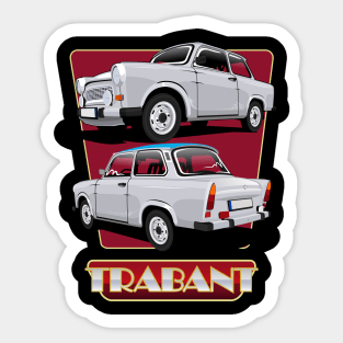 Trabant Classic Cars Sticker